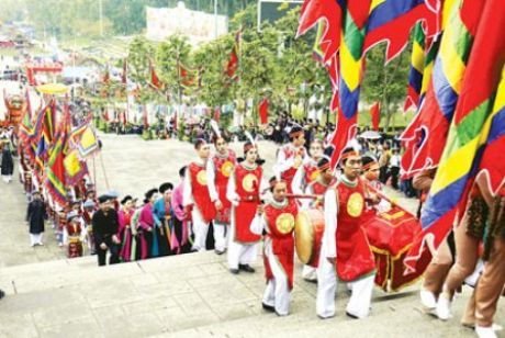 Phát hành bộ tem “Tín ngưỡng thờ cúng Hùng Vương - Di sản văn hóa phi vật thể đại diện của nhân loại”