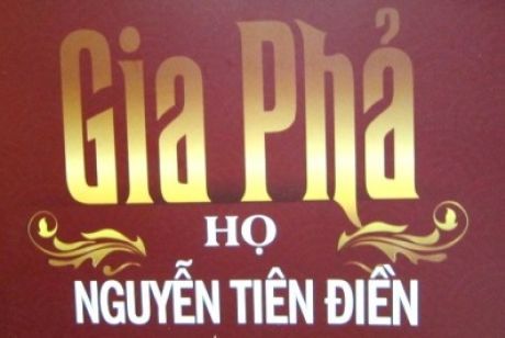 Gia phả họ Nguyễn Tiên Điền.