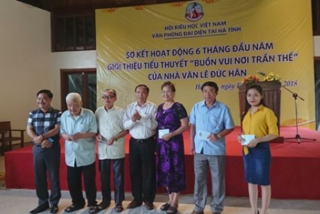 Hội Kiều học Việt Nam tại Hà Tĩnh tổ chức sơ kết hoạt động 6 tháng đầu năm 2018.