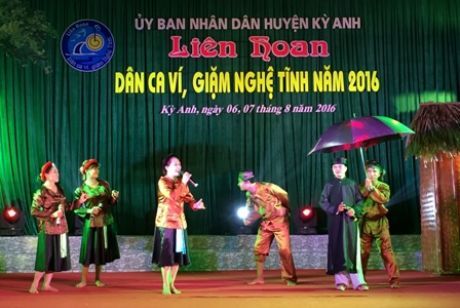 Kỳ Anh: Liên hoan Dân ca Ví, Giặm năm 2016.